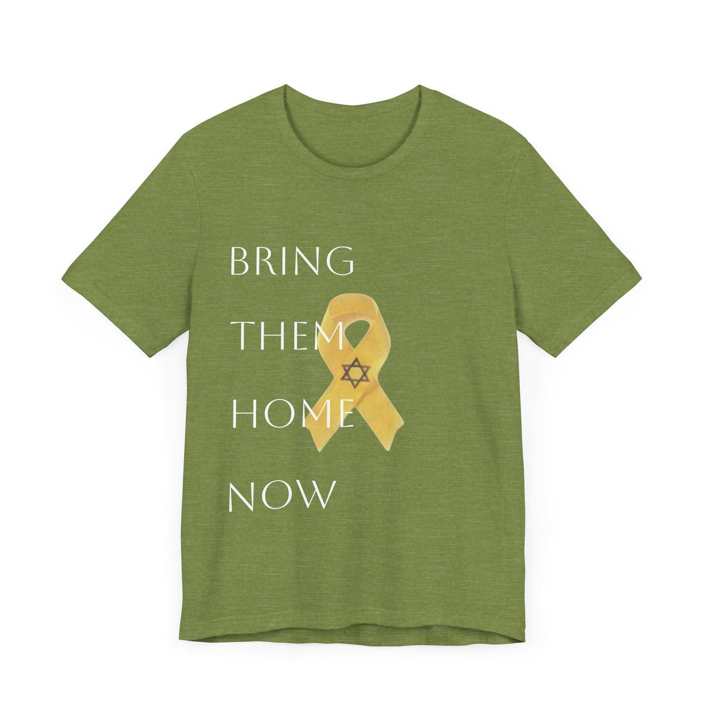 Yellow Ribbon "Bring Them Home Now" Unisex Jersey Short Sleeve Tee