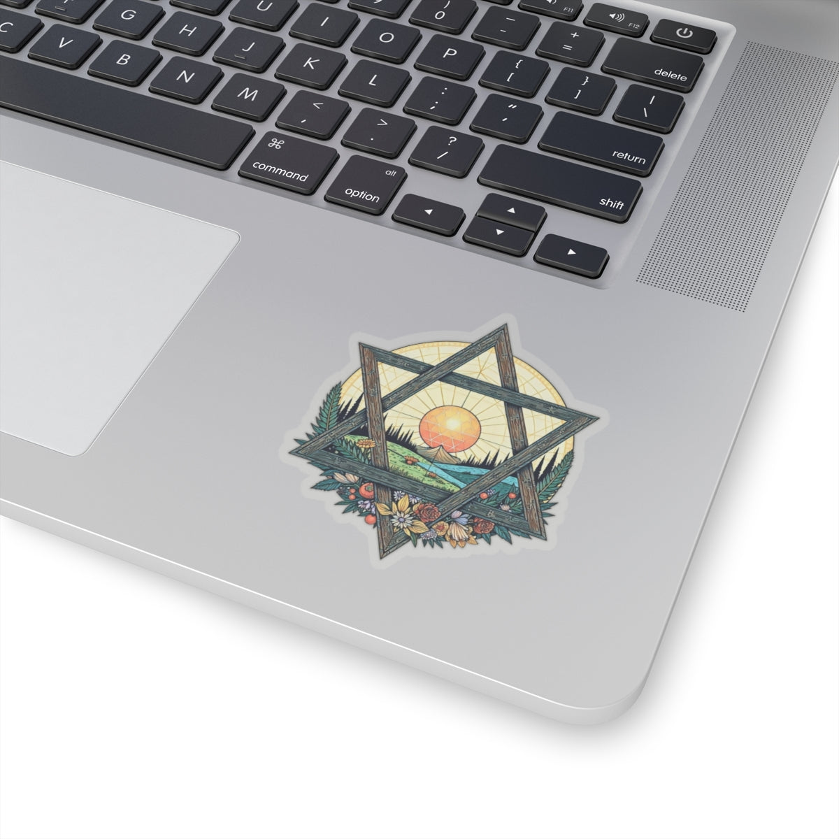 Sticker - Landscape Star of David Sticker