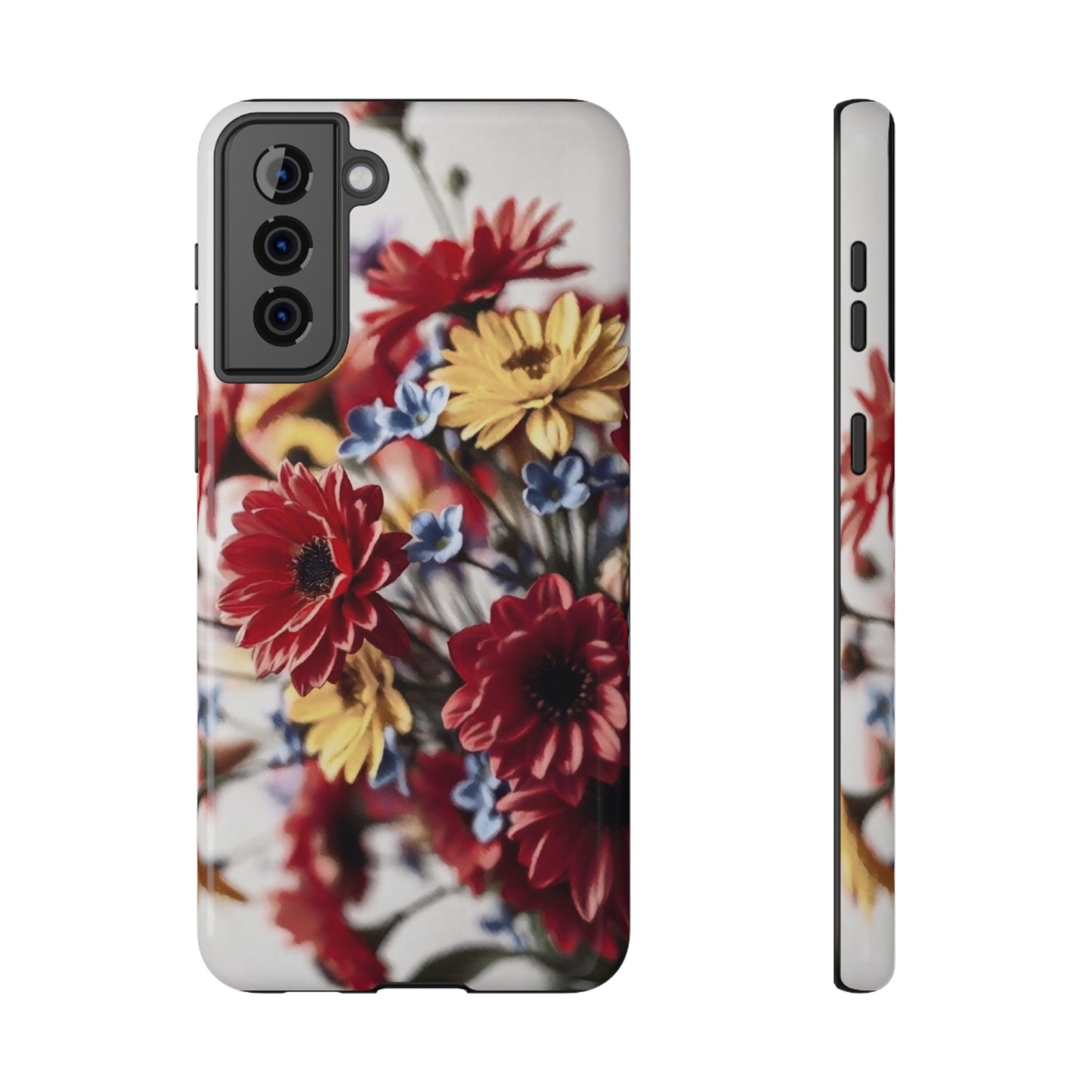 Phone Cases - Bouquet of Flowers Art Impact-Resistant Cover