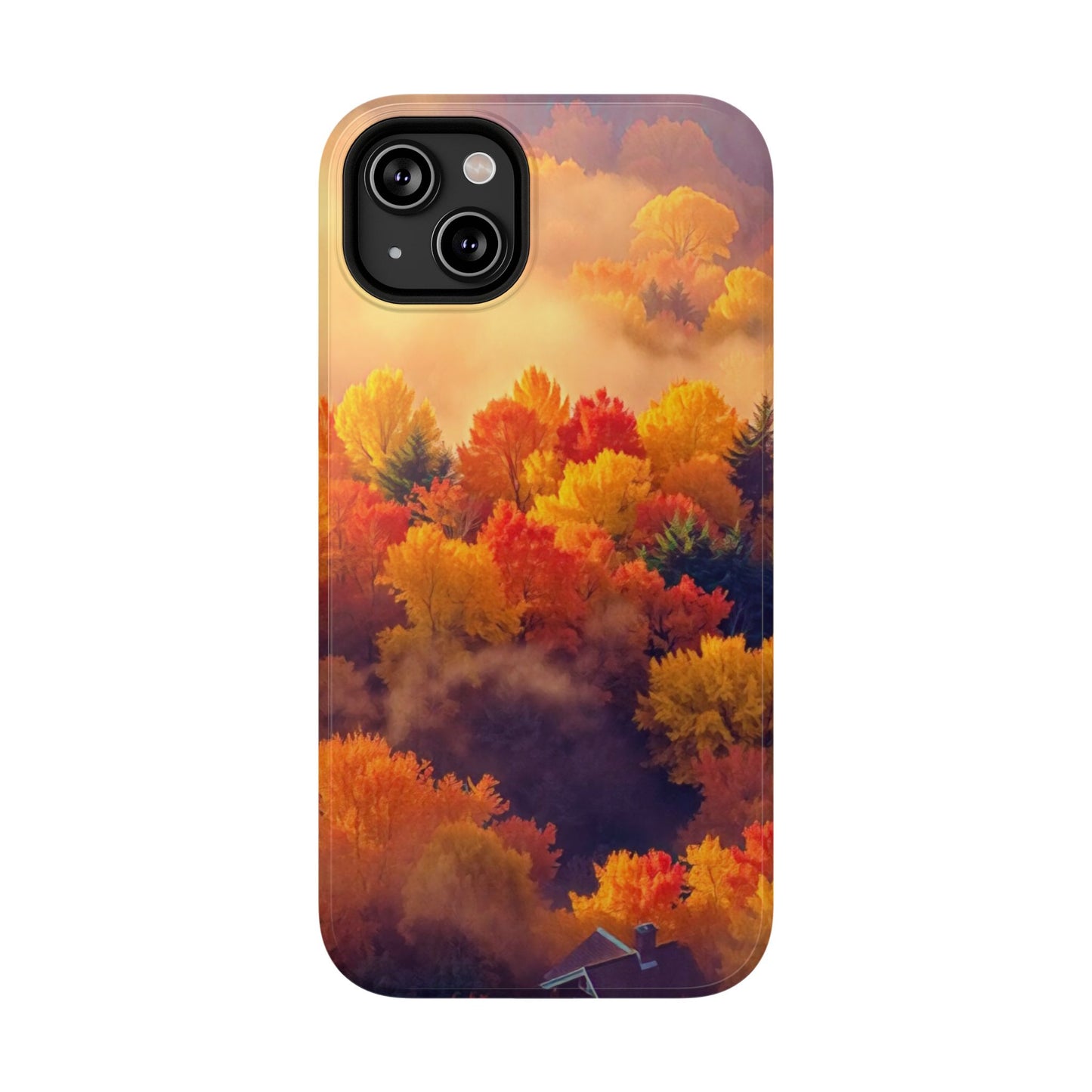 Phone Cases - Autumn Tree Landscape Scenery Impact-Resistant Cover