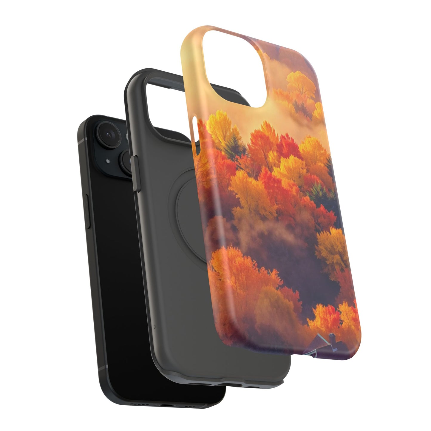 Phone Cases - Autumn Tree Landscape Scenery Impact-Resistant Cover