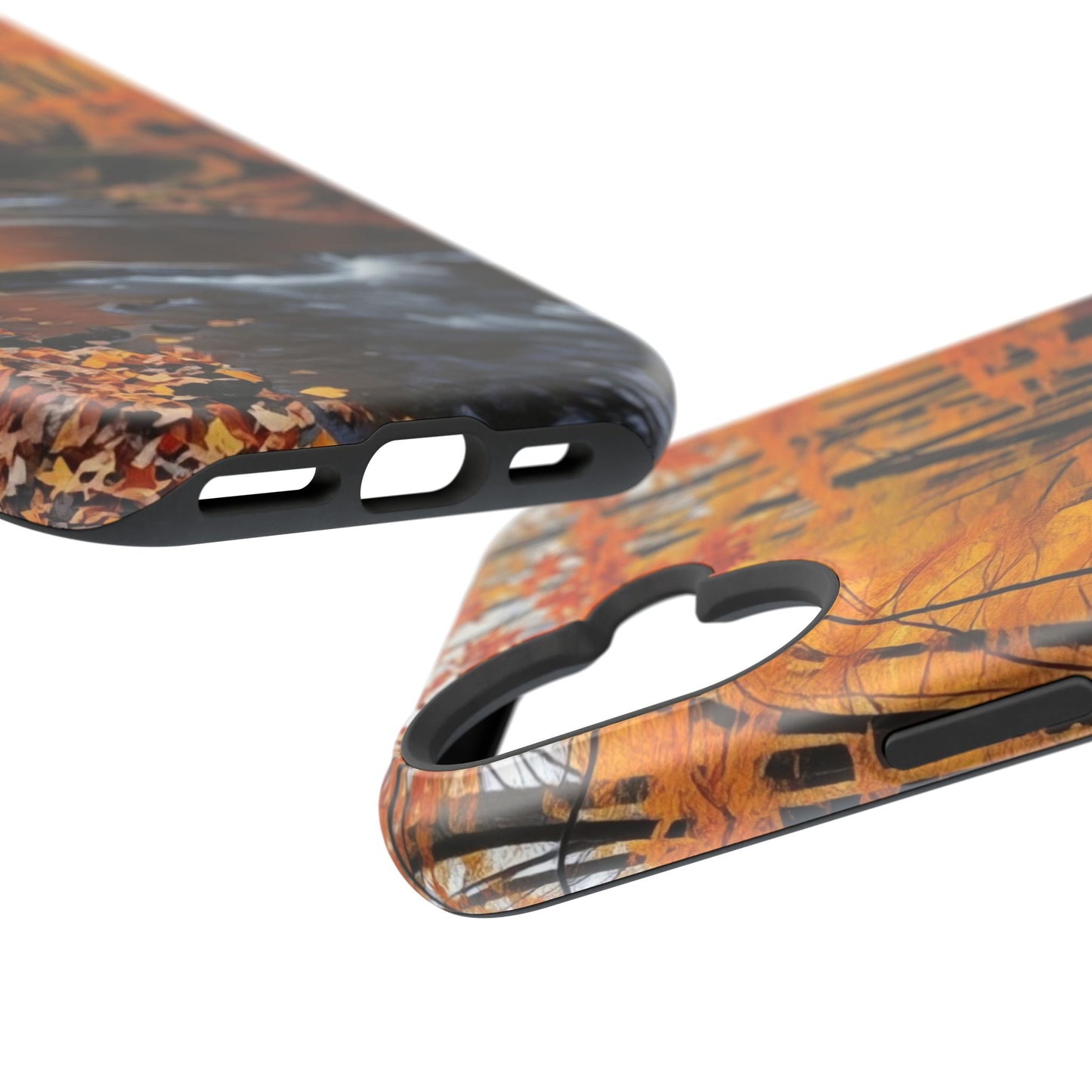 Phone Cases - Whispers of Autumn's Flow by Chaia Malana