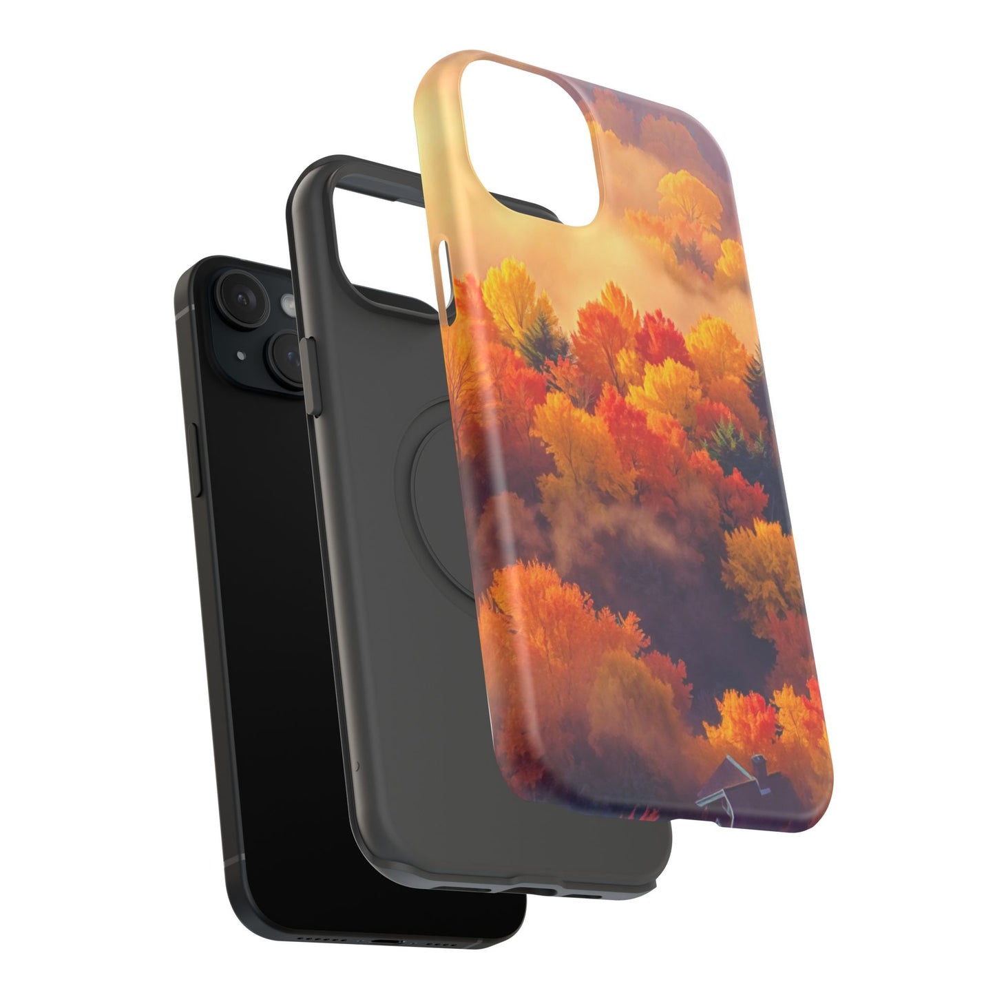 Phone Cases - Autumn Tree Landscape Scenery Impact-Resistant Cover