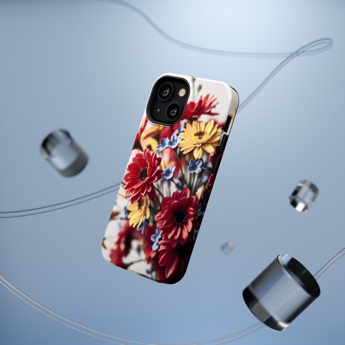 Phone Cases - Bouquet of Flowers Art Impact-Resistant Cover