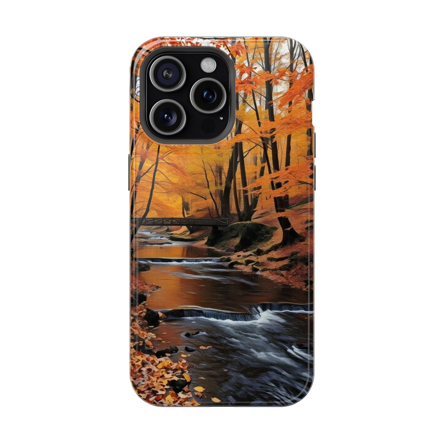 Phone Cases - Whispers of Autumn's Flow by Chaia Malana