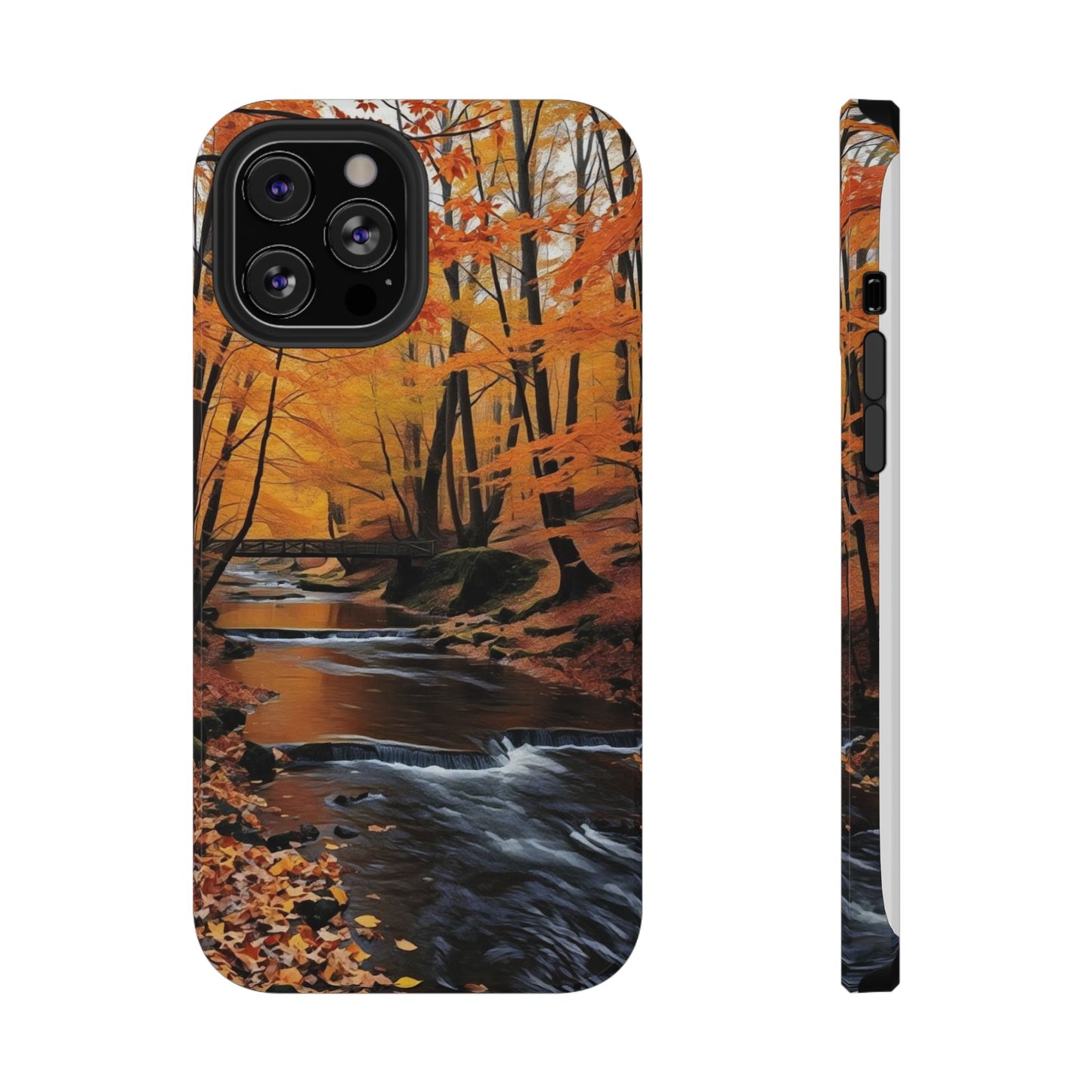 Phone Cases - Whispers of Autumn's Flow by Chaia Malana