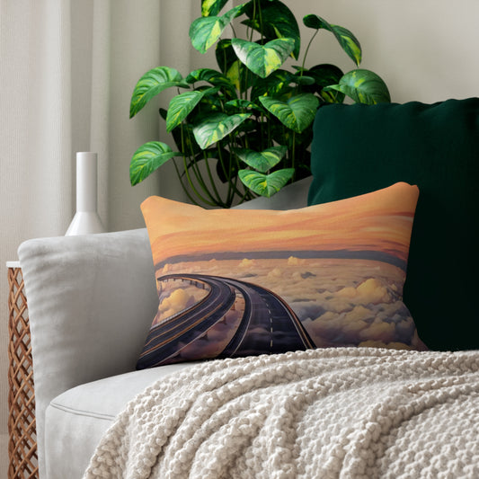 Lumbar Pillow - "Pathway to the Heavens" Art Print