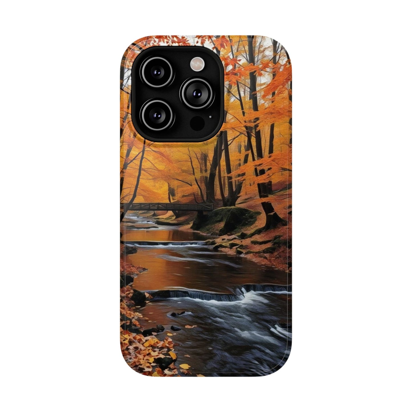 Phone Cases - Whispers of Autumn's Flow by Chaia Malana