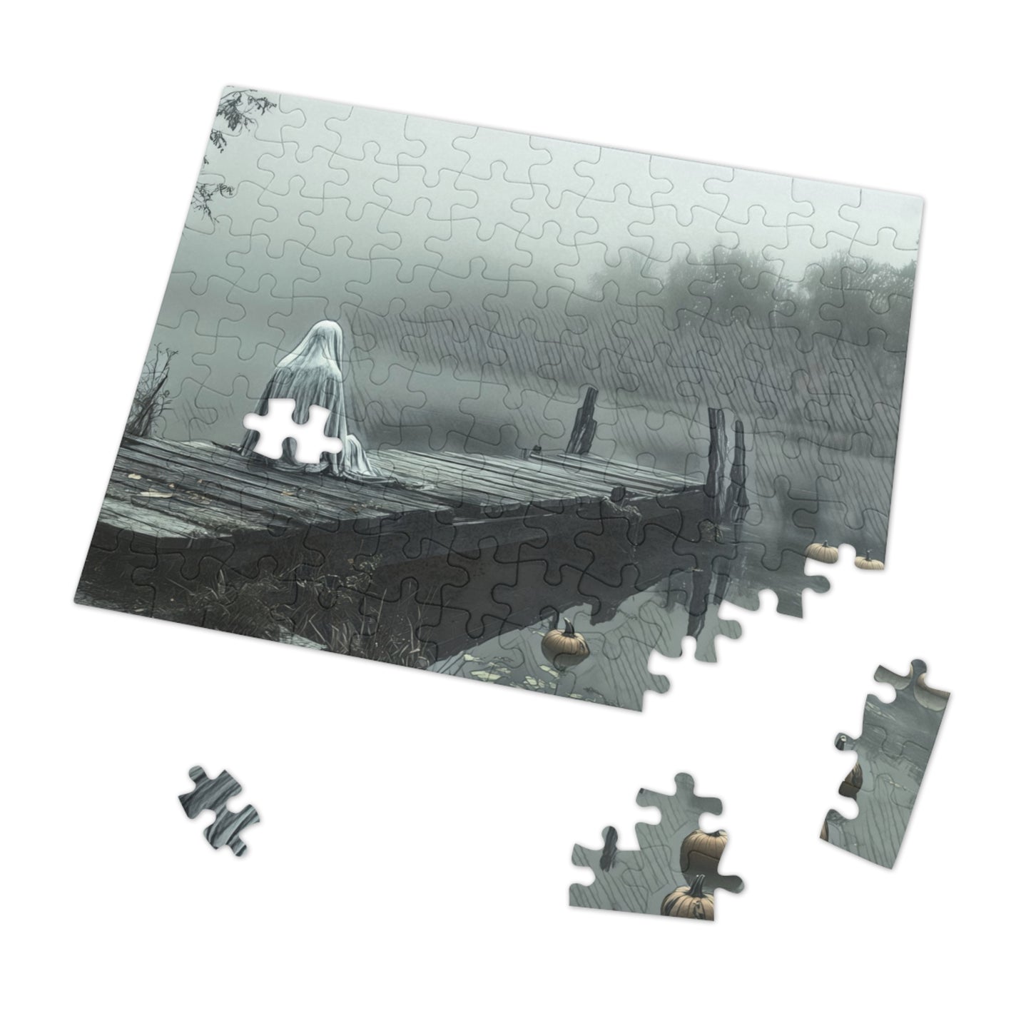 Puzzle - Whispers of the Veiled Lake Jigsaw Puzzle (1000-Piece)