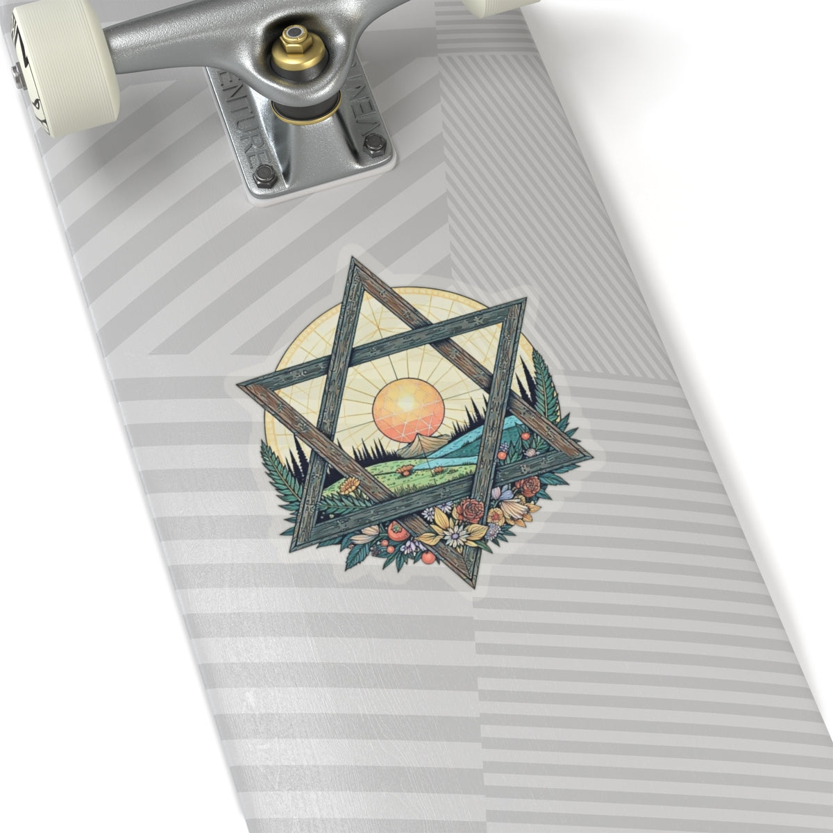 Sticker - Landscape Star of David Sticker