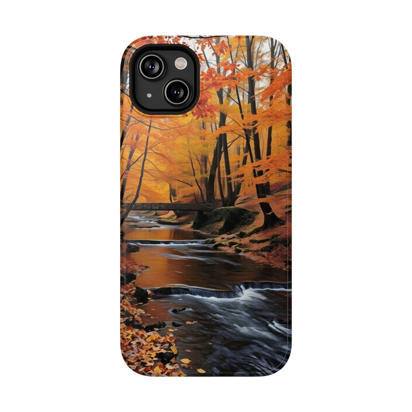 Phone Cases - Whispers of Autumn's Flow by Chaia Malana