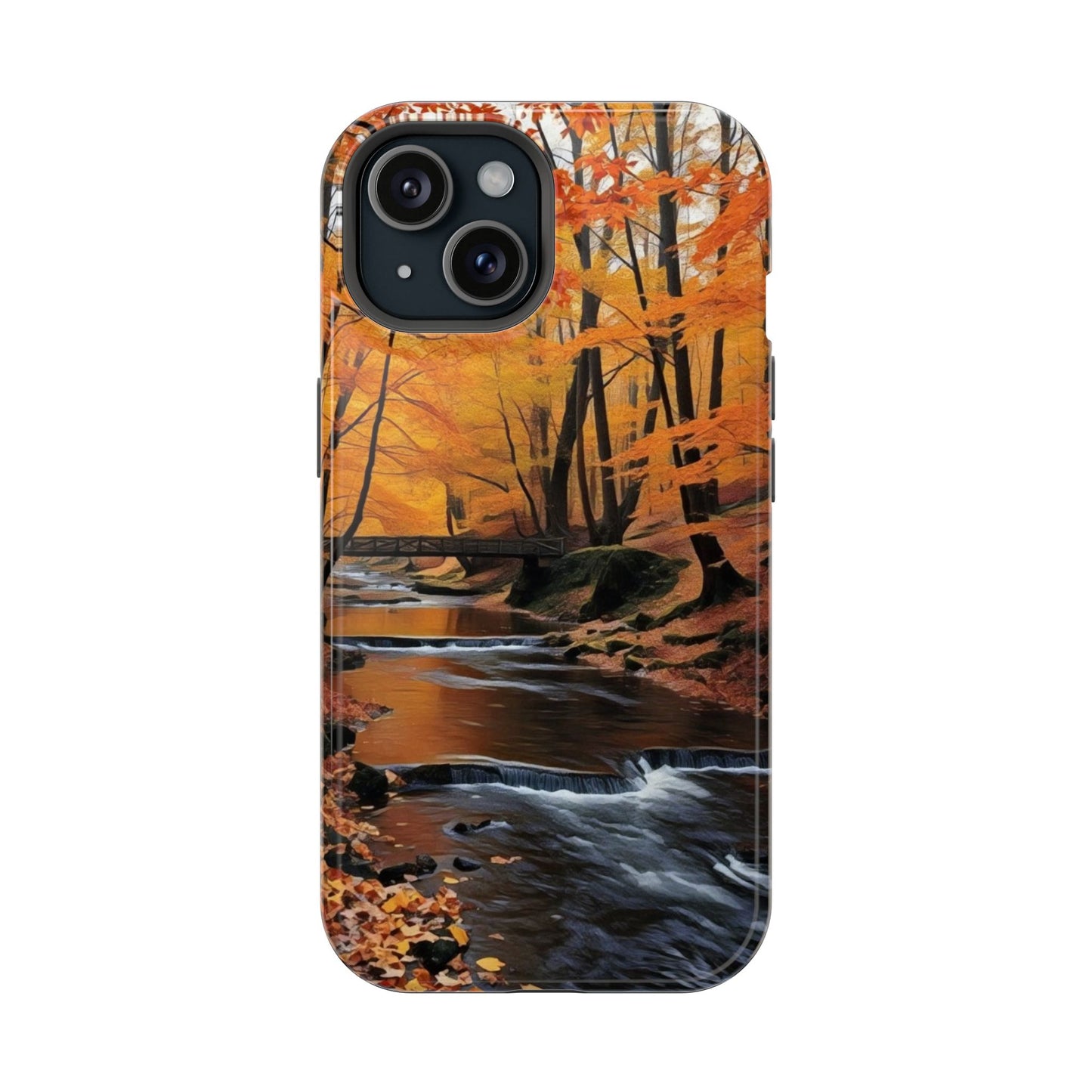 Phone Cases - Whispers of Autumn's Flow by Chaia Malana