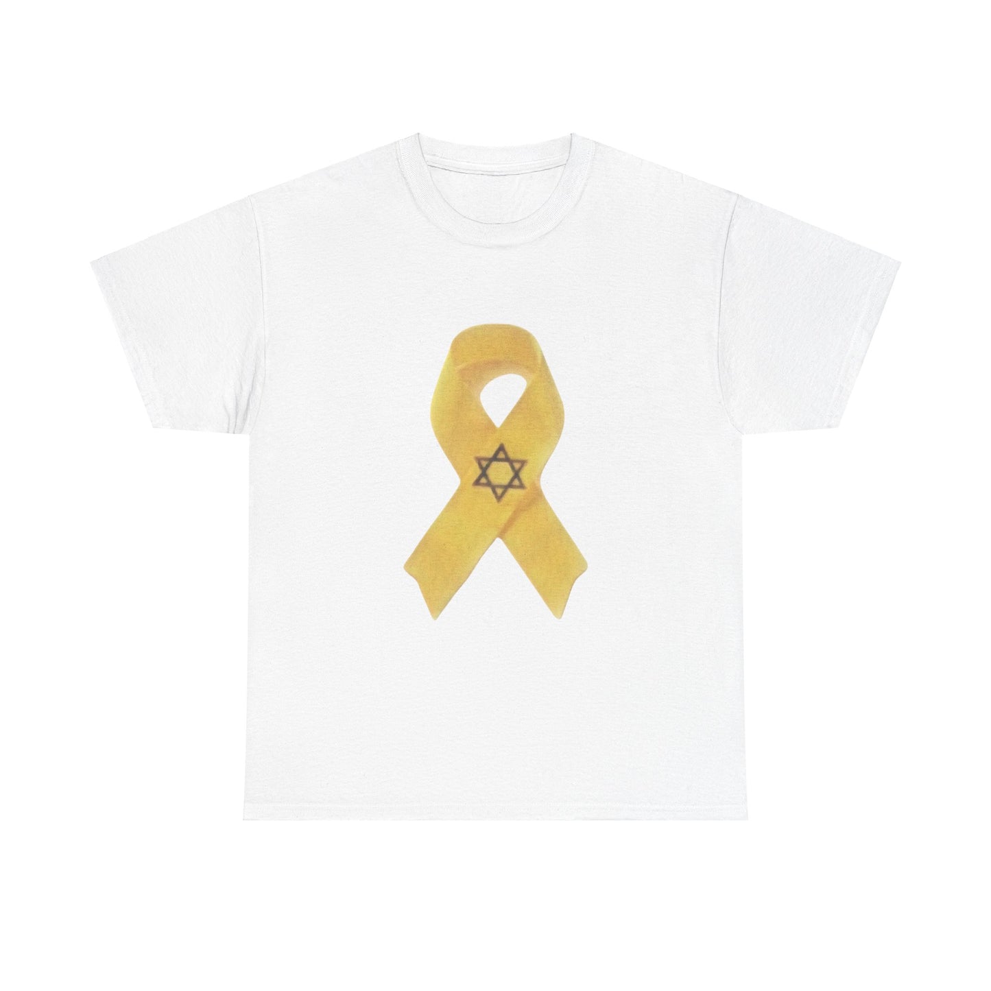 T-Shirt Yellow Awareness Ribbon Hostages Gaza Oct 7, 2023