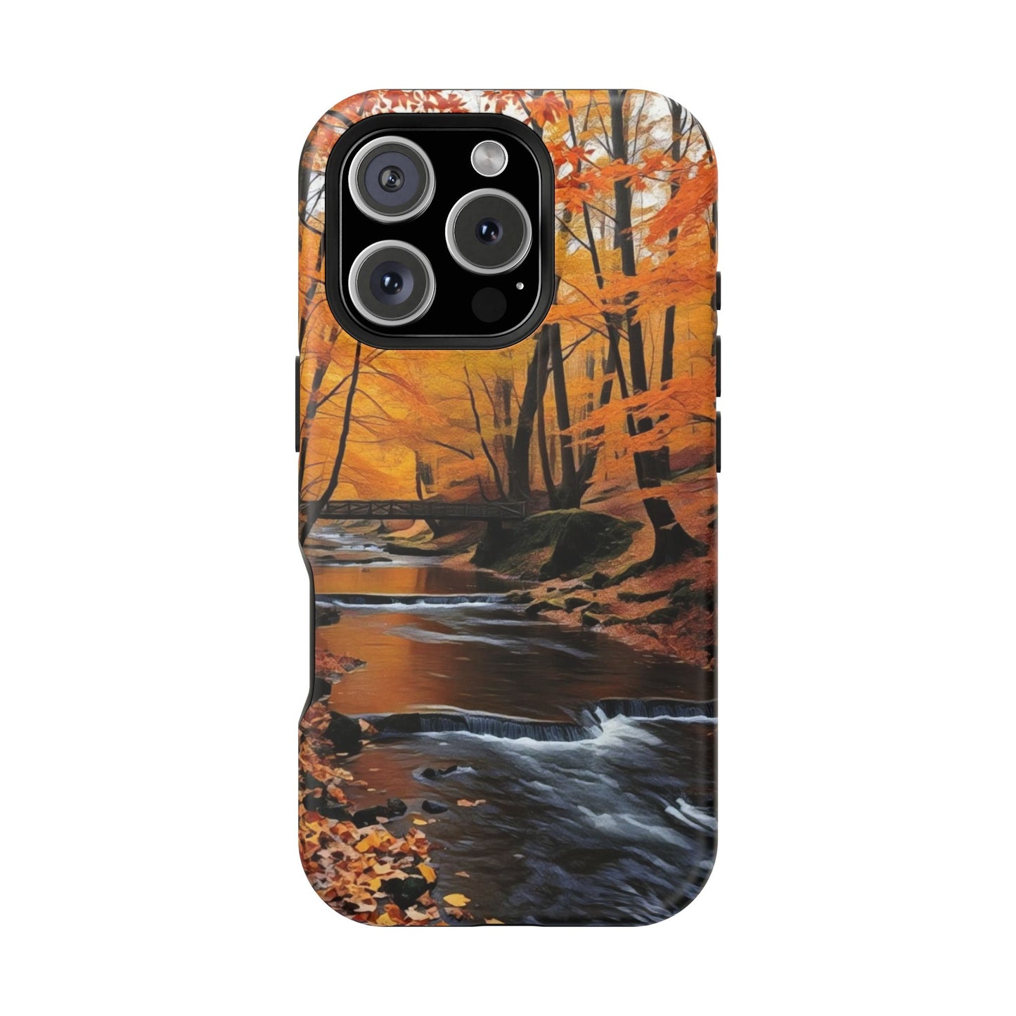 Phone Cases - Whispers of Autumn's Flow by Chaia Malana