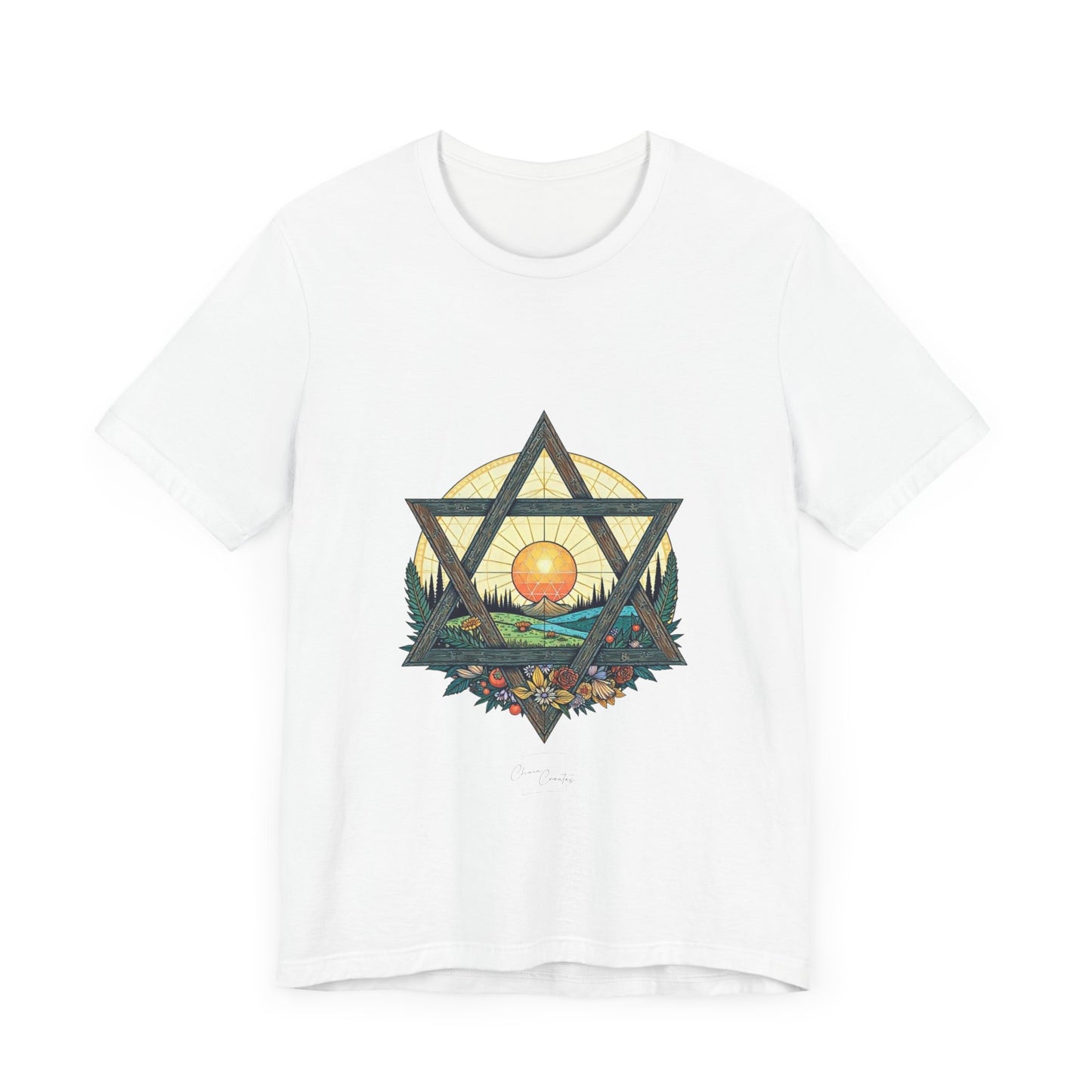 Star of David Nature Landscape Tee Shirt