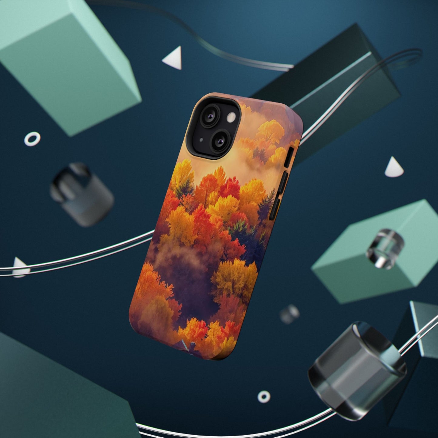 Phone Cases - Autumn Tree Landscape Scenery Impact-Resistant Cover