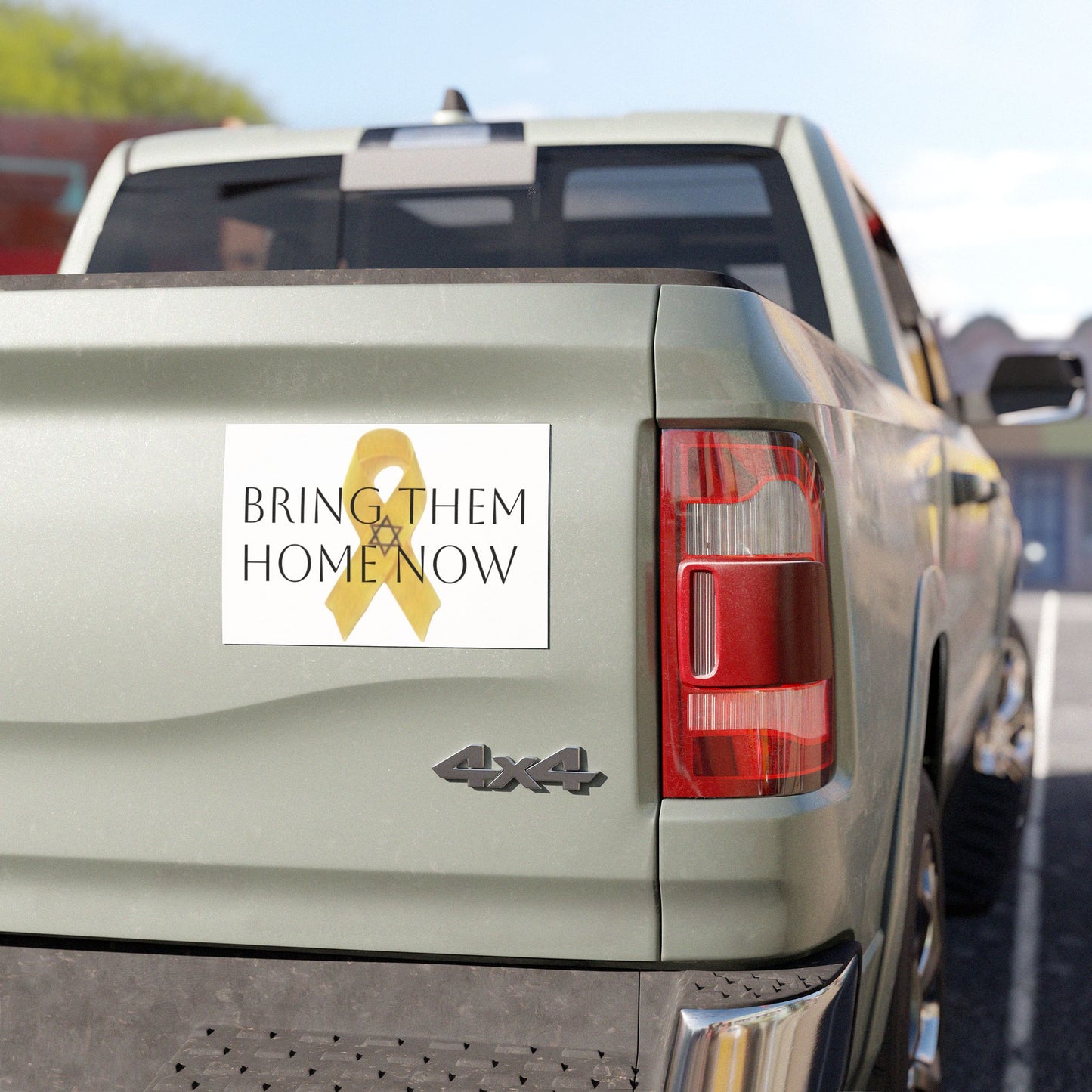 Car Magnets, Yellow Ribbon Bring Them Home Now "Unbroken Hope" Chaia Malana