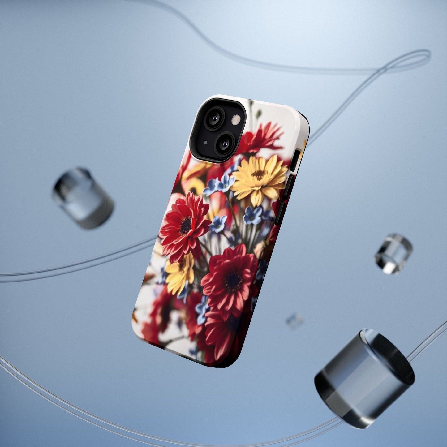 Phone Cases - Bouquet of Flowers Art Impact-Resistant Cover