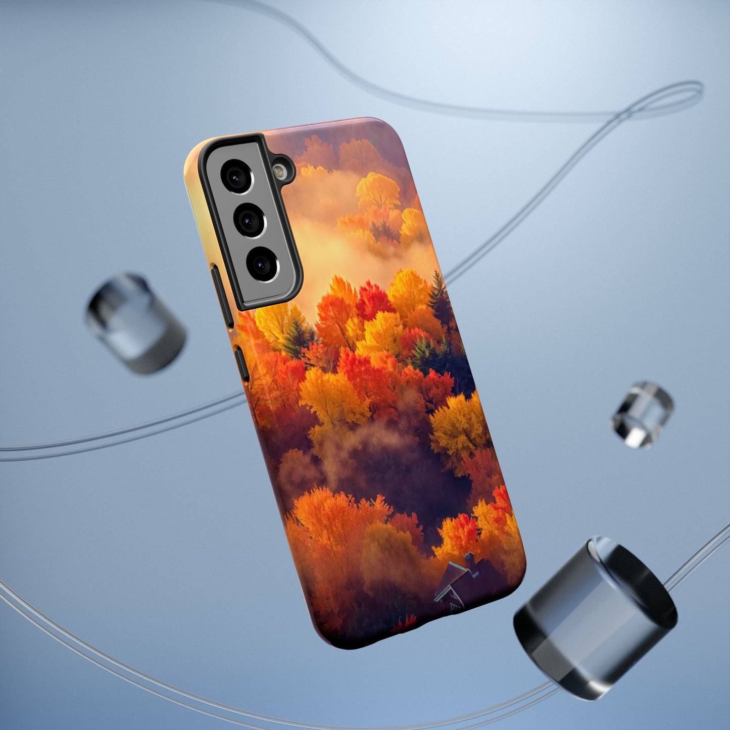 Phone Cases - Autumn Tree Landscape Scenery Impact-Resistant Cover