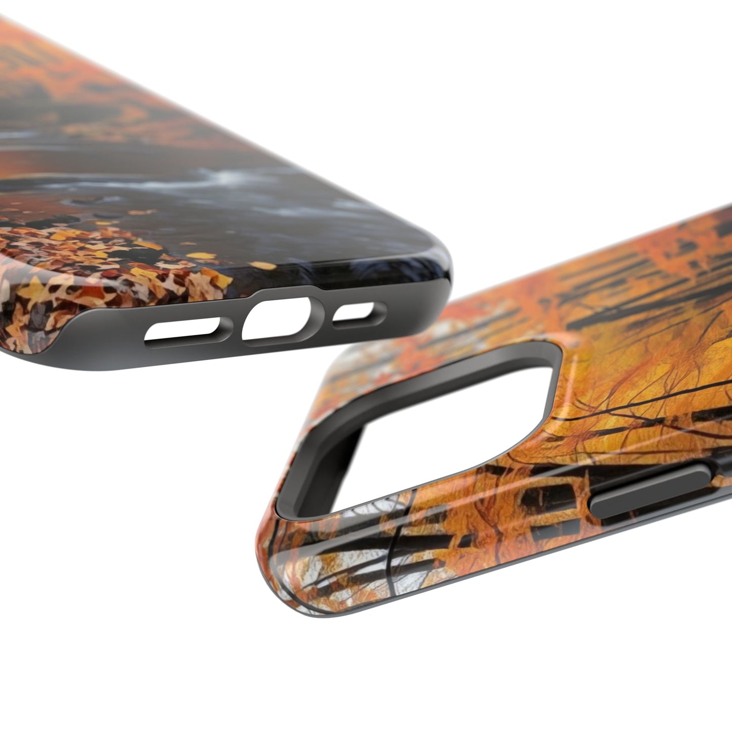 Phone Cases - Whispers of Autumn's Flow by Chaia Malana