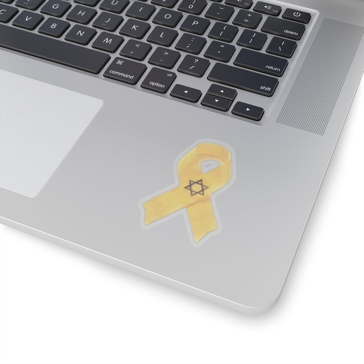 Sticker - Yellow Awareness Ribbon Colored Pencil Art Print Bring Them Home Now