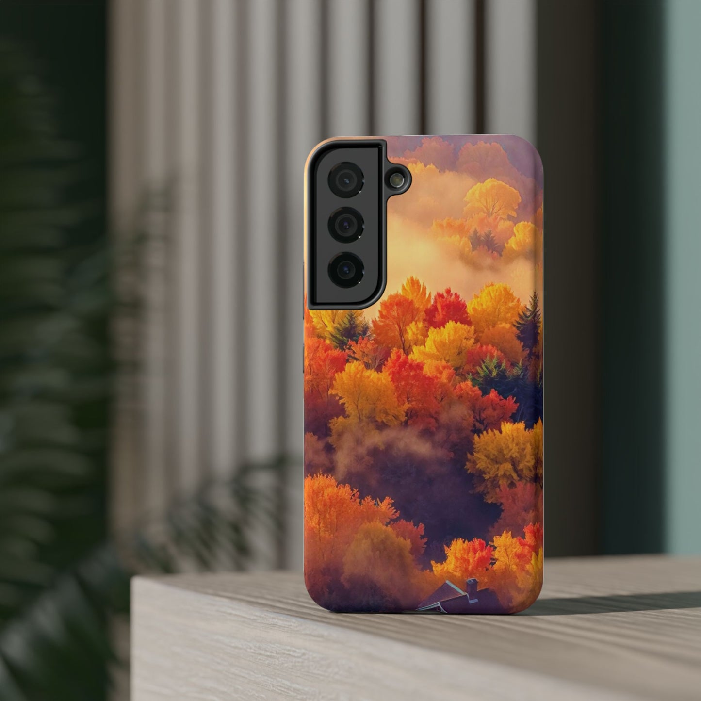 Phone Cases - Autumn Tree Landscape Scenery Impact-Resistant Cover