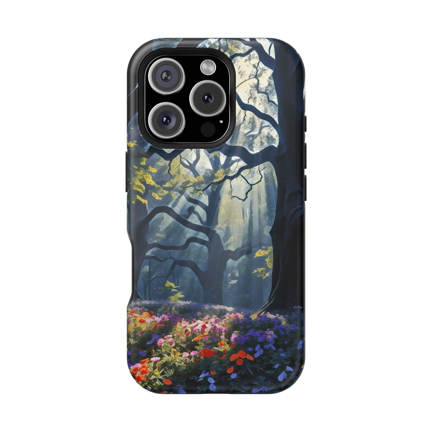 Phone Cases - Fantasy Woodland Scene Art Painting Design - "Enchanted Morning in the Woodland Grove"