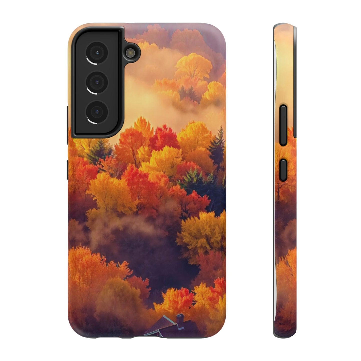 Phone Cases - Autumn Tree Landscape Scenery Impact-Resistant Cover