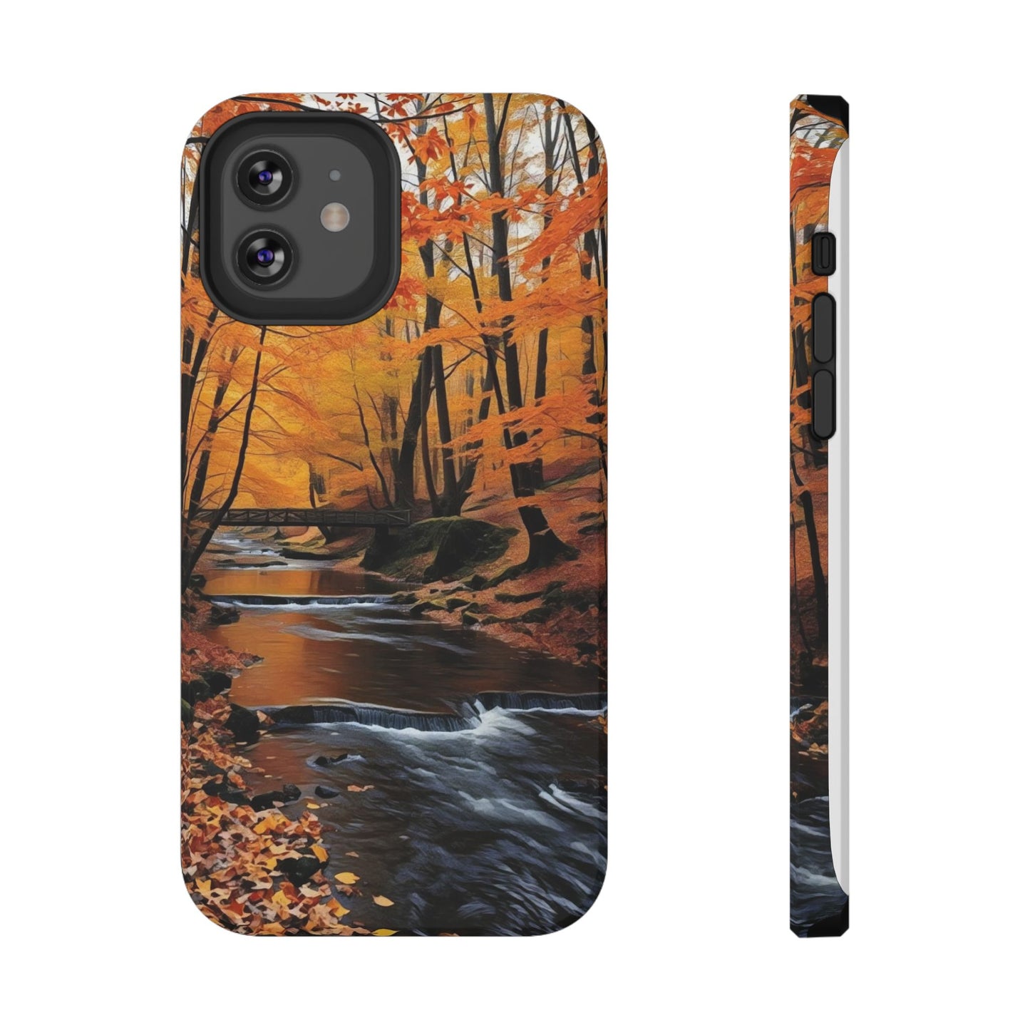 Phone Cases - Whispers of Autumn's Flow by Chaia Malana