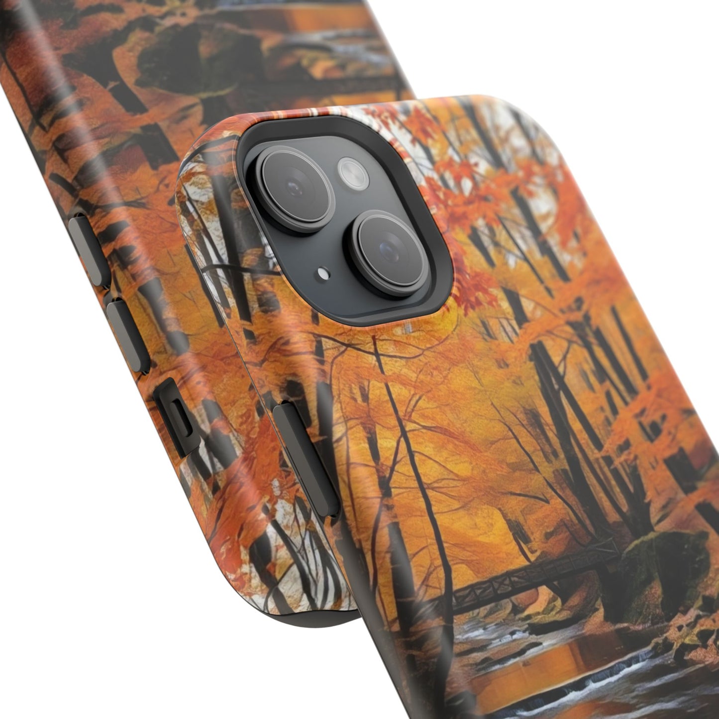 Phone Cases - Whispers of Autumn's Flow by Chaia Malana