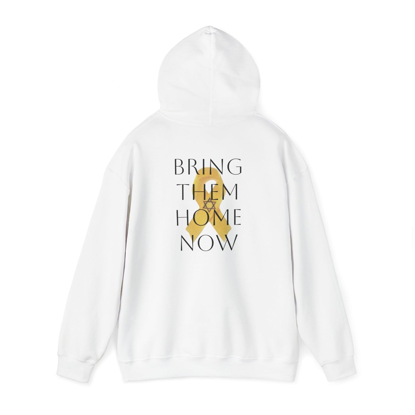 Unisex Heavy Blend™ Hooded Sweatshirt - Yellow Awareness Ribbon Bring Them Home Now