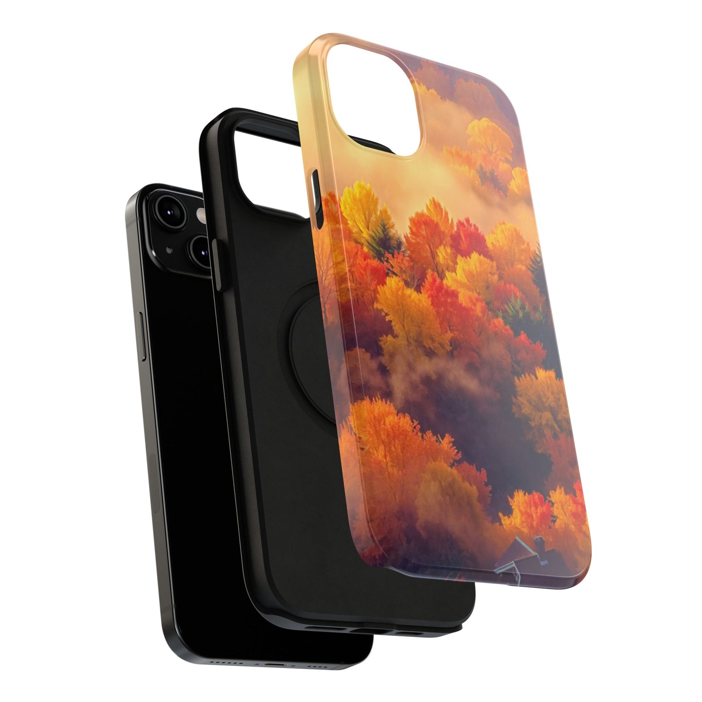 Phone Cases - Autumn Tree Landscape Scenery Impact-Resistant Cover