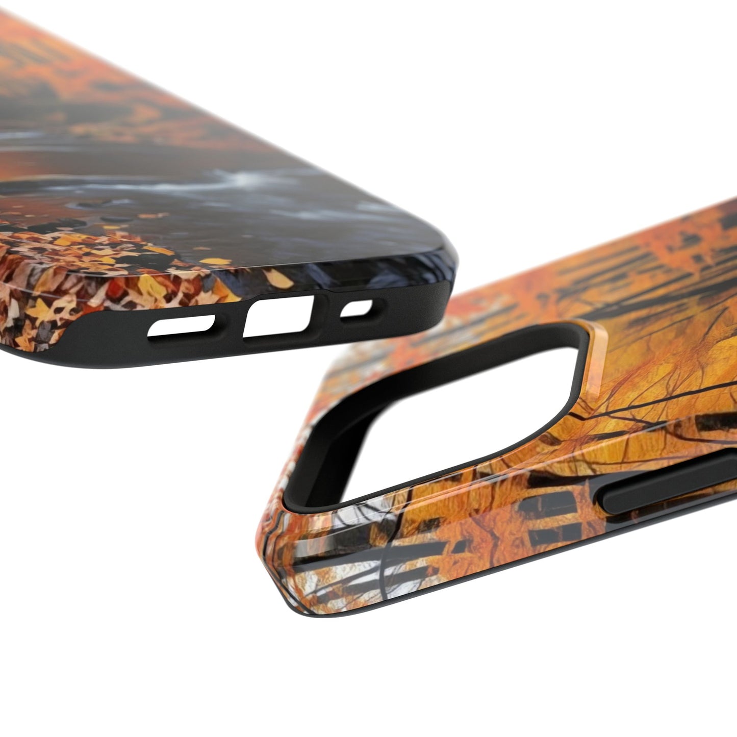 Phone Cases - Whispers of Autumn's Flow by Chaia Malana