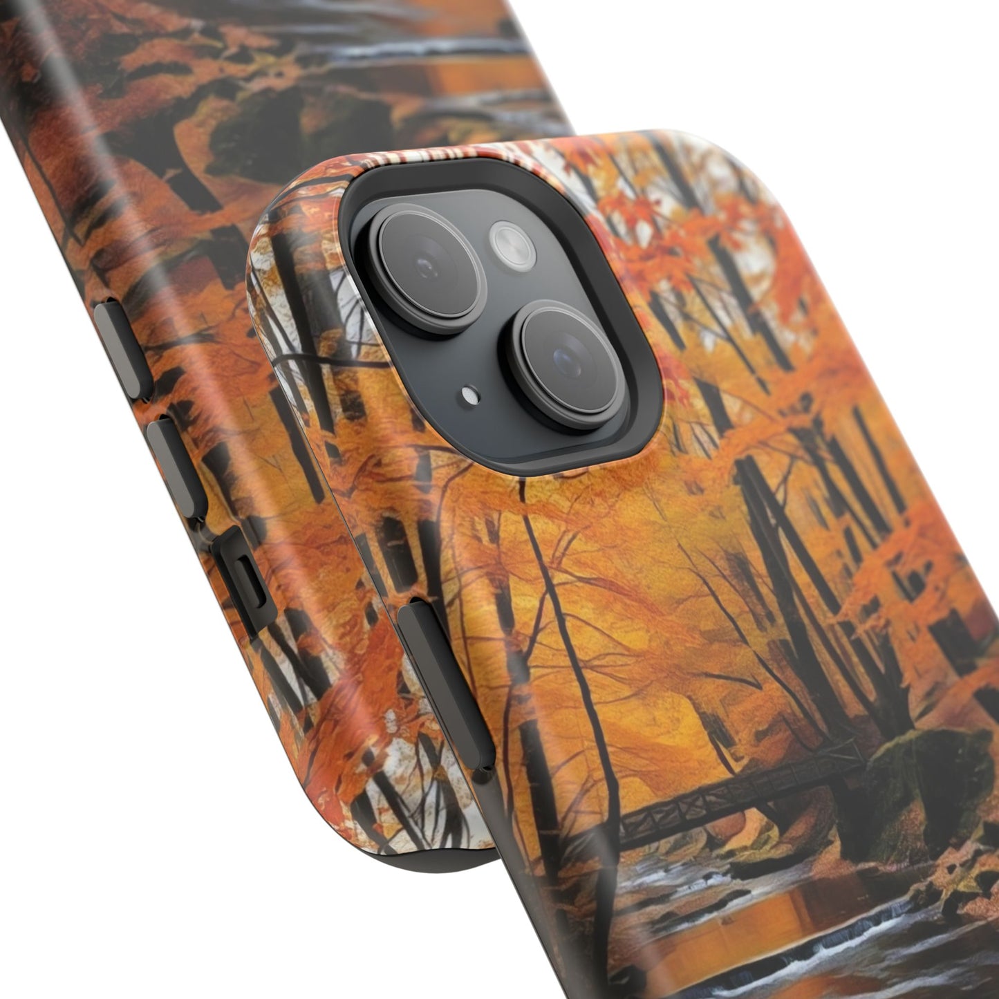 Phone Cases - Whispers of Autumn's Flow by Chaia Malana