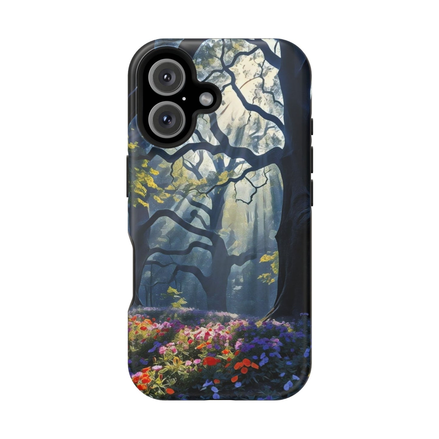 Phone Cases - Fantasy Woodland Scene Art Painting Design - "Enchanted Morning in the Woodland Grove"