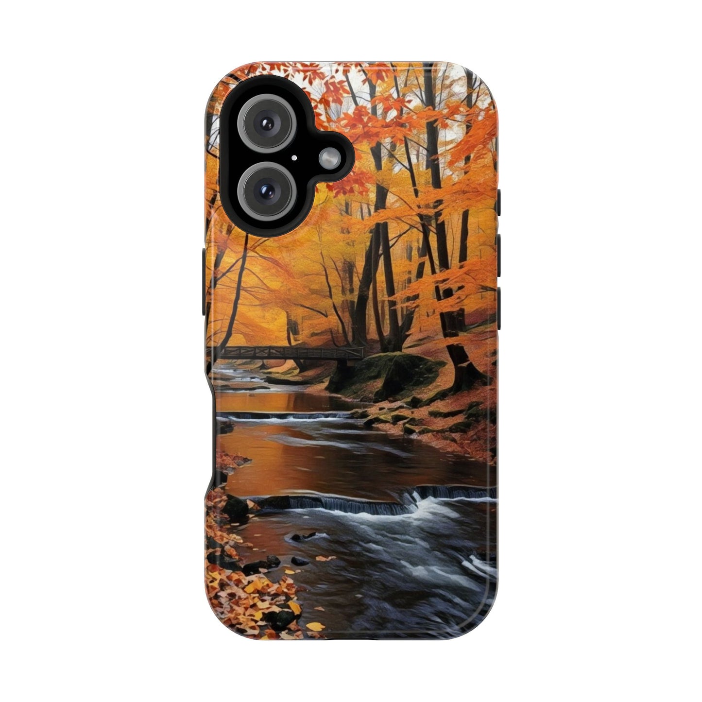 Phone Cases - Whispers of Autumn's Flow by Chaia Malana