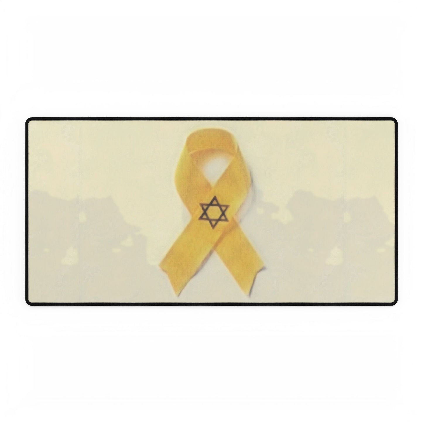 Desk Mats - Bring Them Home Now Yellow Ribbon Design