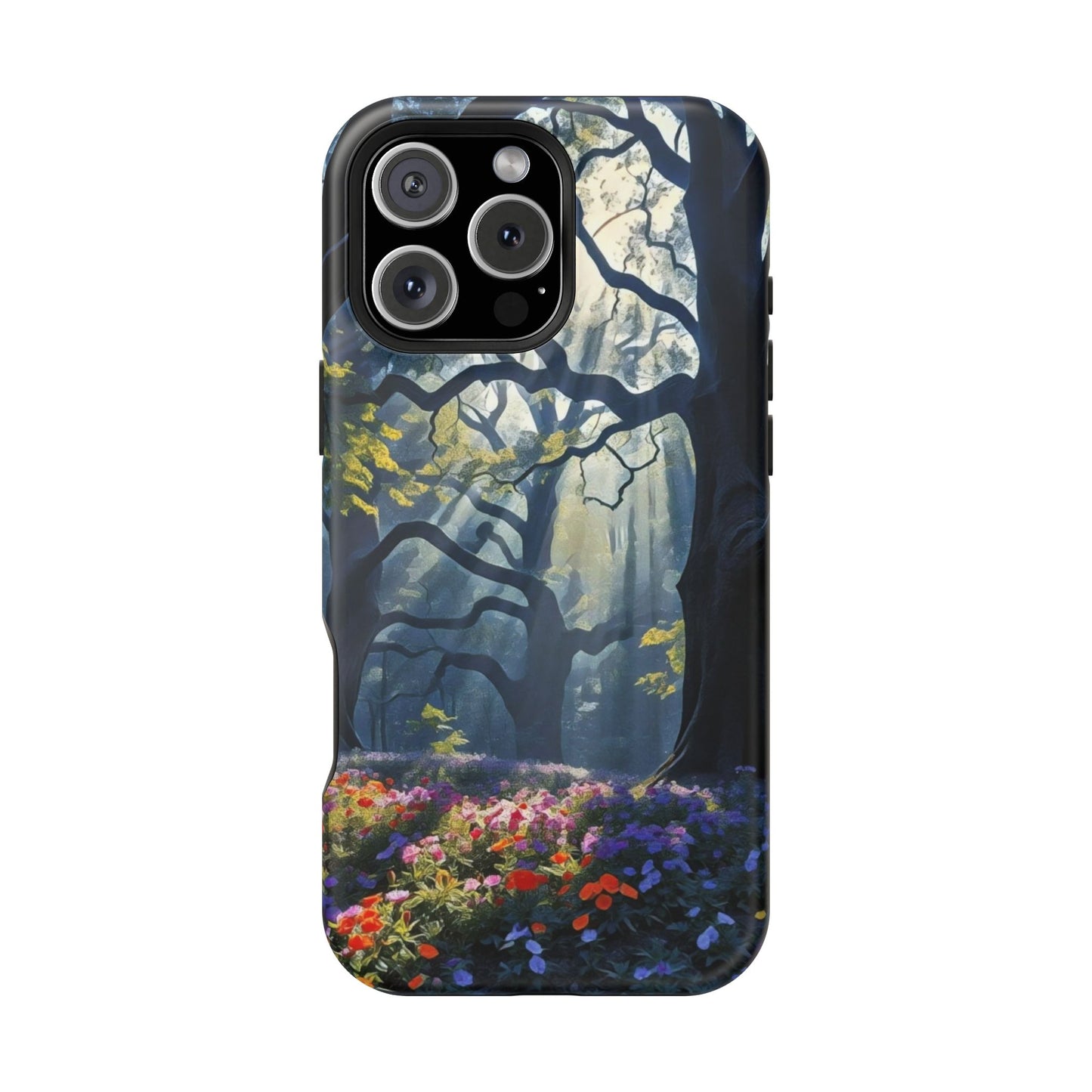 Phone Cases - Fantasy Woodland Scene Art Painting Design - "Enchanted Morning in the Woodland Grove"