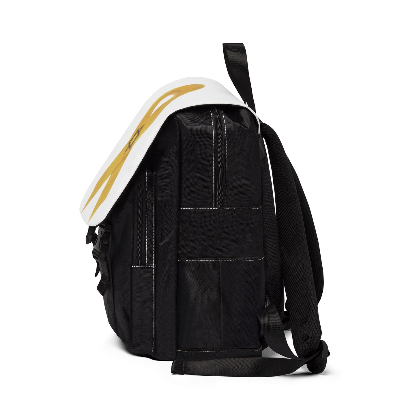 Backpack with Yellow Awareness Ribbon Design - Hostages into Gaza Tribute