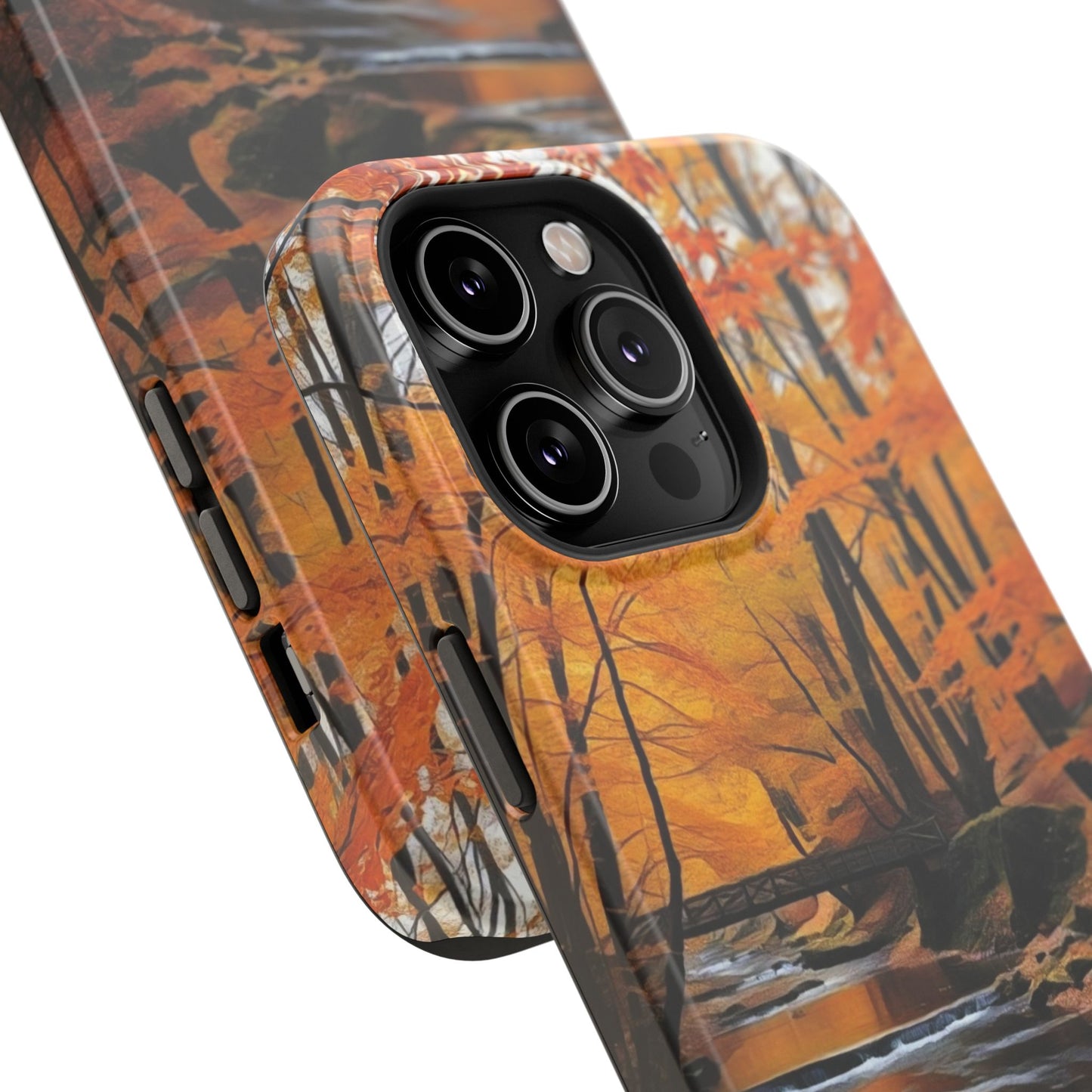 Phone Cases - Whispers of Autumn's Flow by Chaia Malana