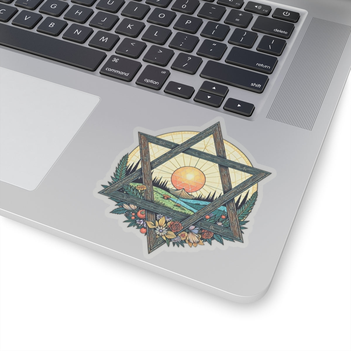 Sticker - Landscape Star of David Sticker