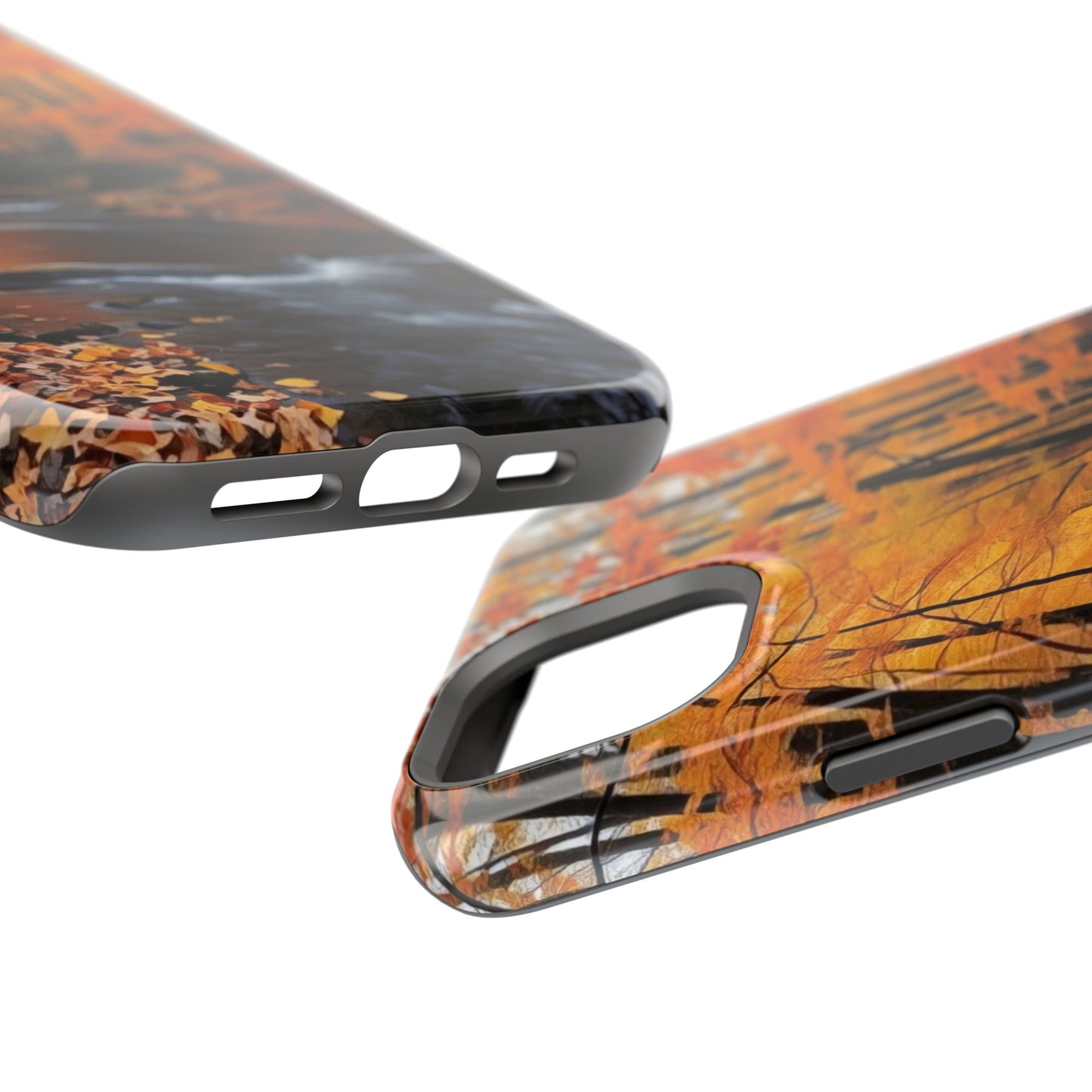 Phone Cases - Whispers of Autumn's Flow by Chaia Malana