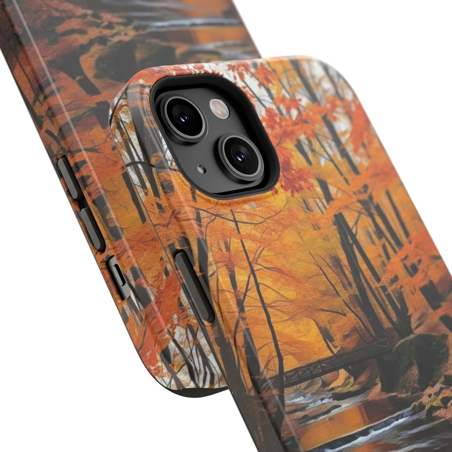 Phone Cases - Whispers of Autumn's Flow by Chaia Malana