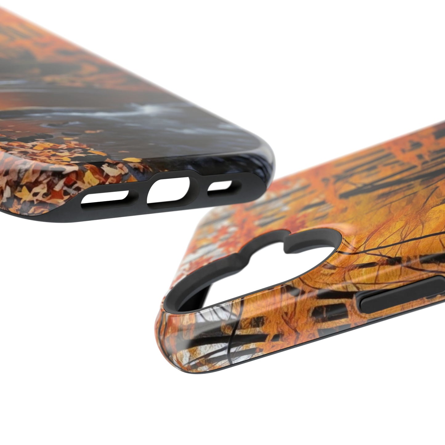 Phone Cases - Whispers of Autumn's Flow by Chaia Malana