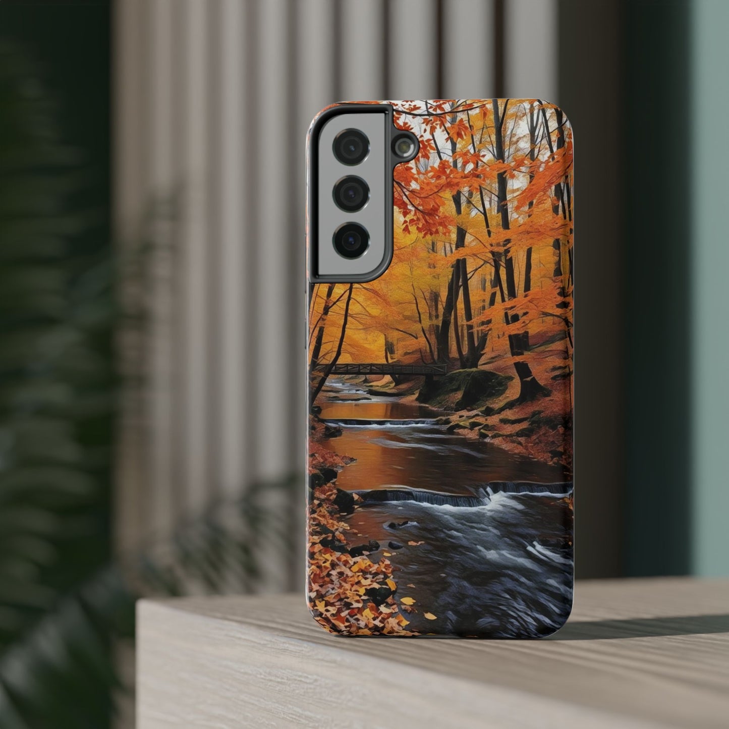 Phone Cases - Whispers of Autumn's Flow by Chaia Malana