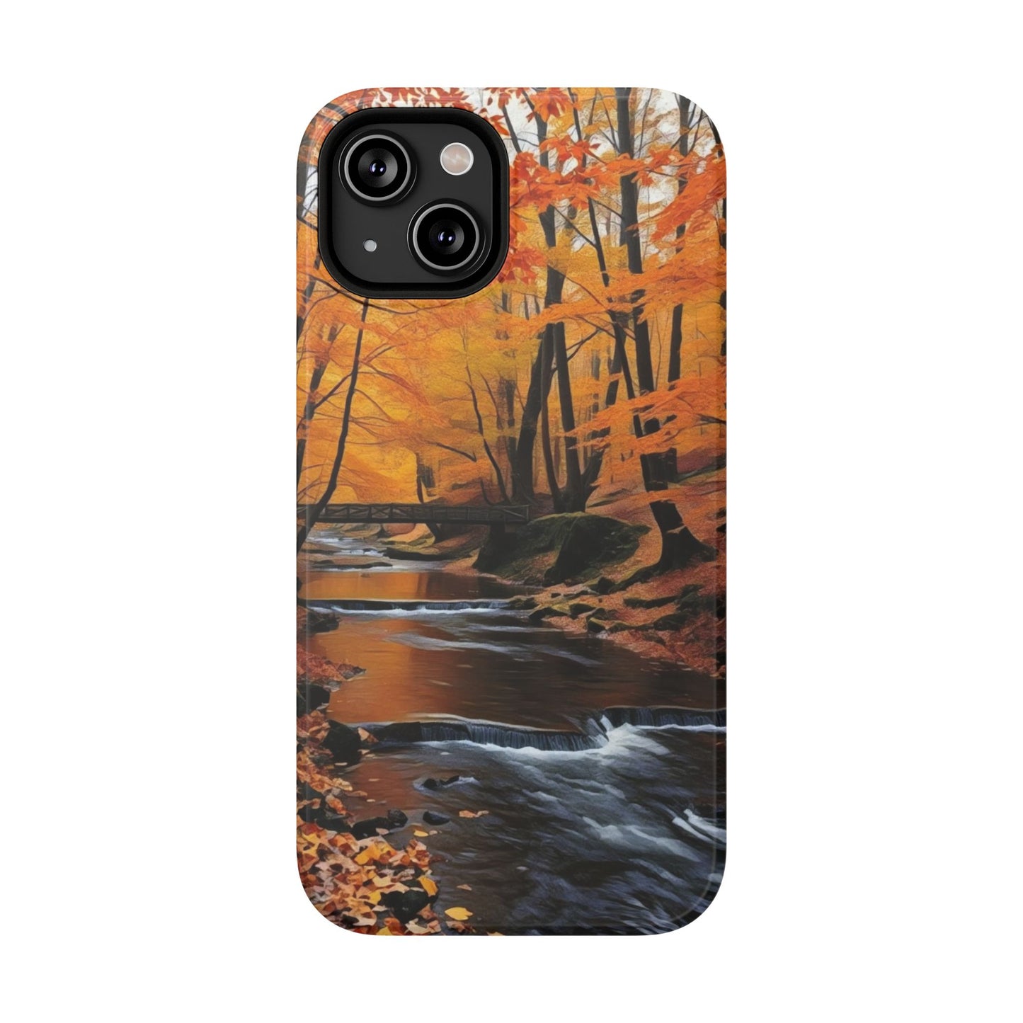 Phone Cases - Whispers of Autumn's Flow by Chaia Malana