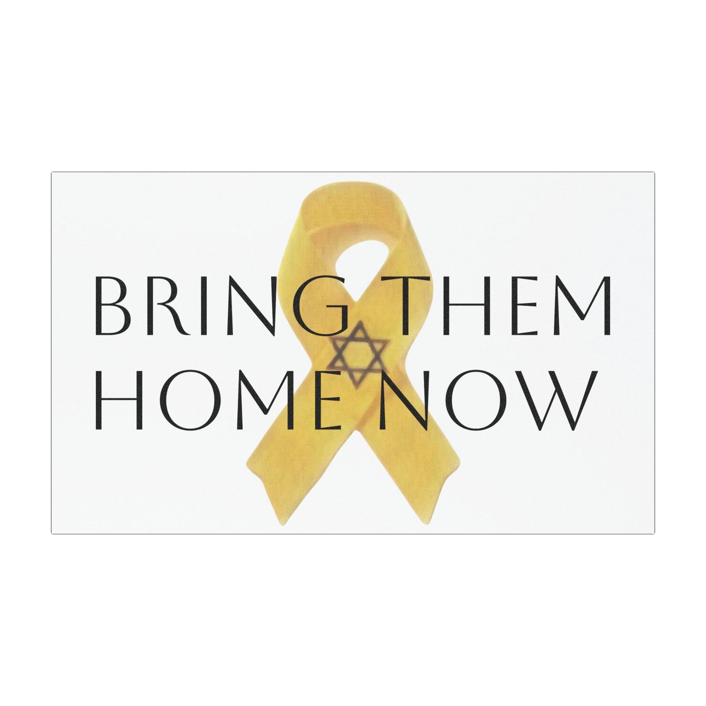 Car Magnets, Yellow Ribbon Bring Them Home Now "Unbroken Hope" Chaia Malana