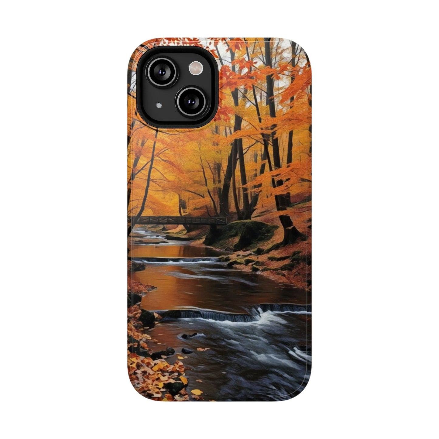 Phone Cases - Whispers of Autumn's Flow by Chaia Malana