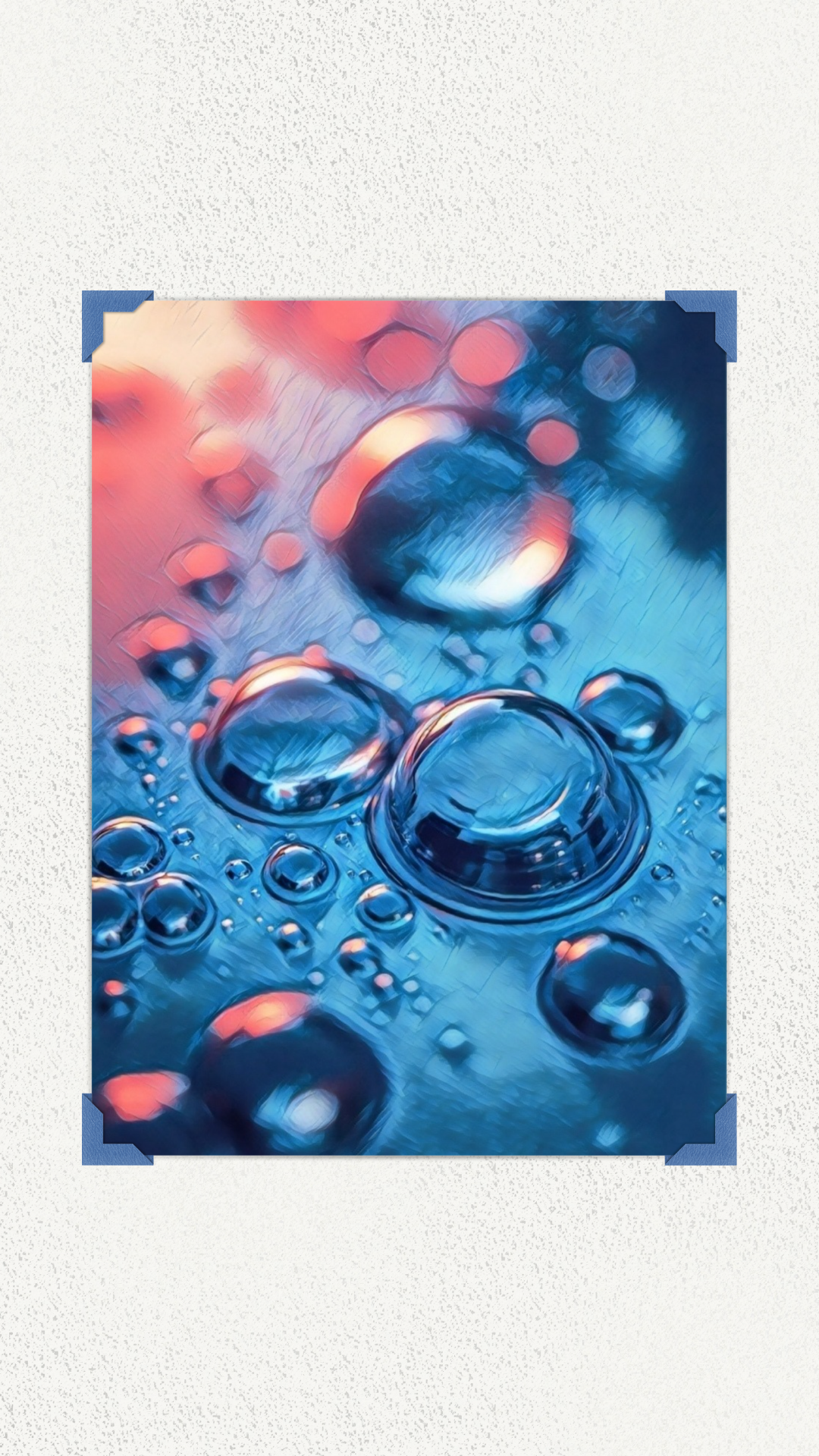 Illuminated Droplets – Digital Download – Original Artwork, Chaia Malana