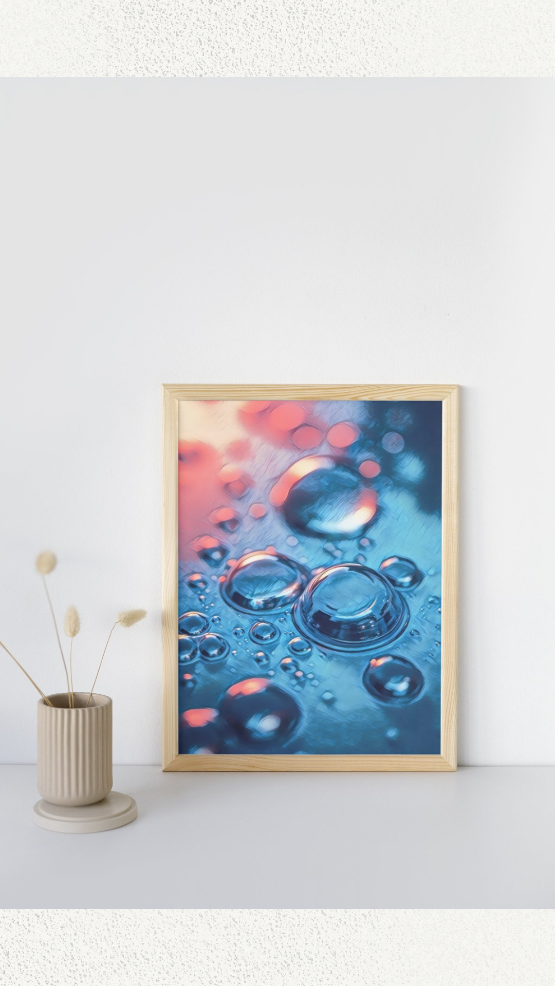 Illuminated Droplets – Digital Download – Original Artwork, Chaia Malana